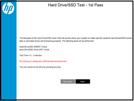 how to hp hard drive test|hp testing for hardware failures.